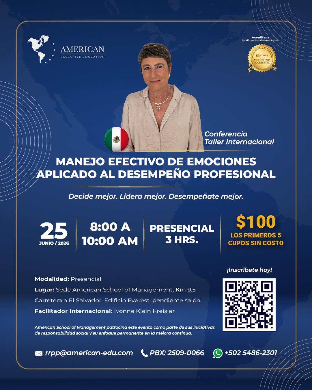 CERTIFICACIÓN INTERNACIONAL. Manejo Efectivo de Emociones Aplicado al Desempeño Profesional